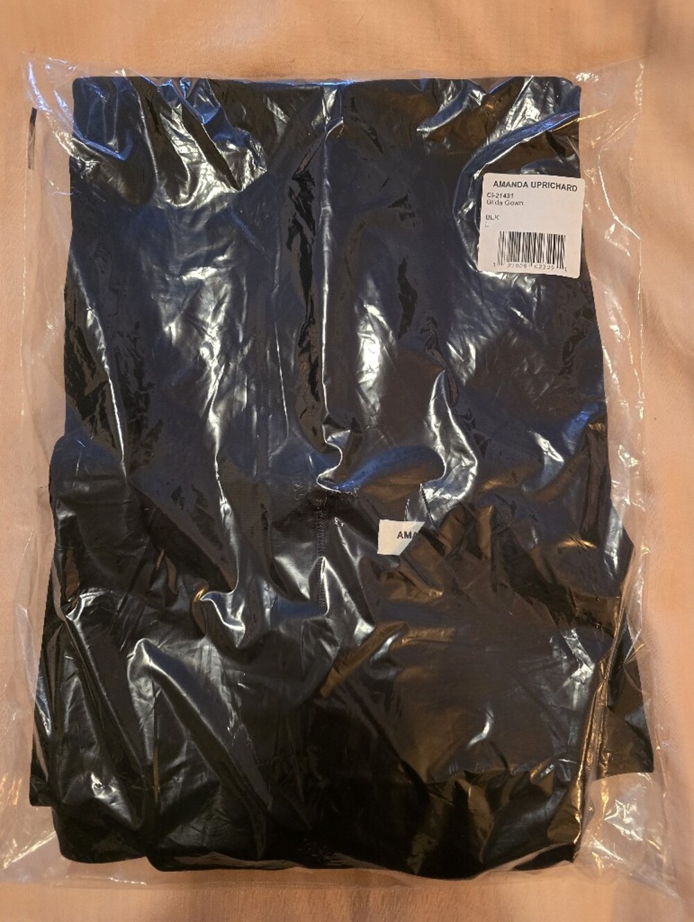 Amanda Uprichard X REVOLVE Sleeveless One Shoulder Black Gilda Gown - Size Large - Picture 4 of 6